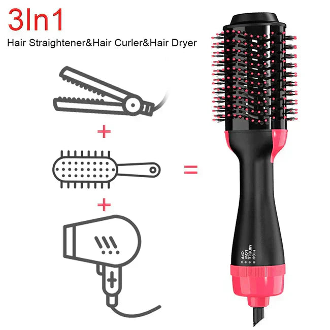One step 3 in 1 hot air brush